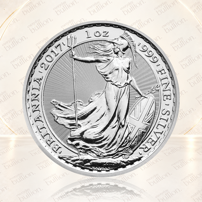 2017 Britannia Queen Elizabeth II £2 1oz .999 Silver Bullion Coin – United Kingdom – The Royal Mint