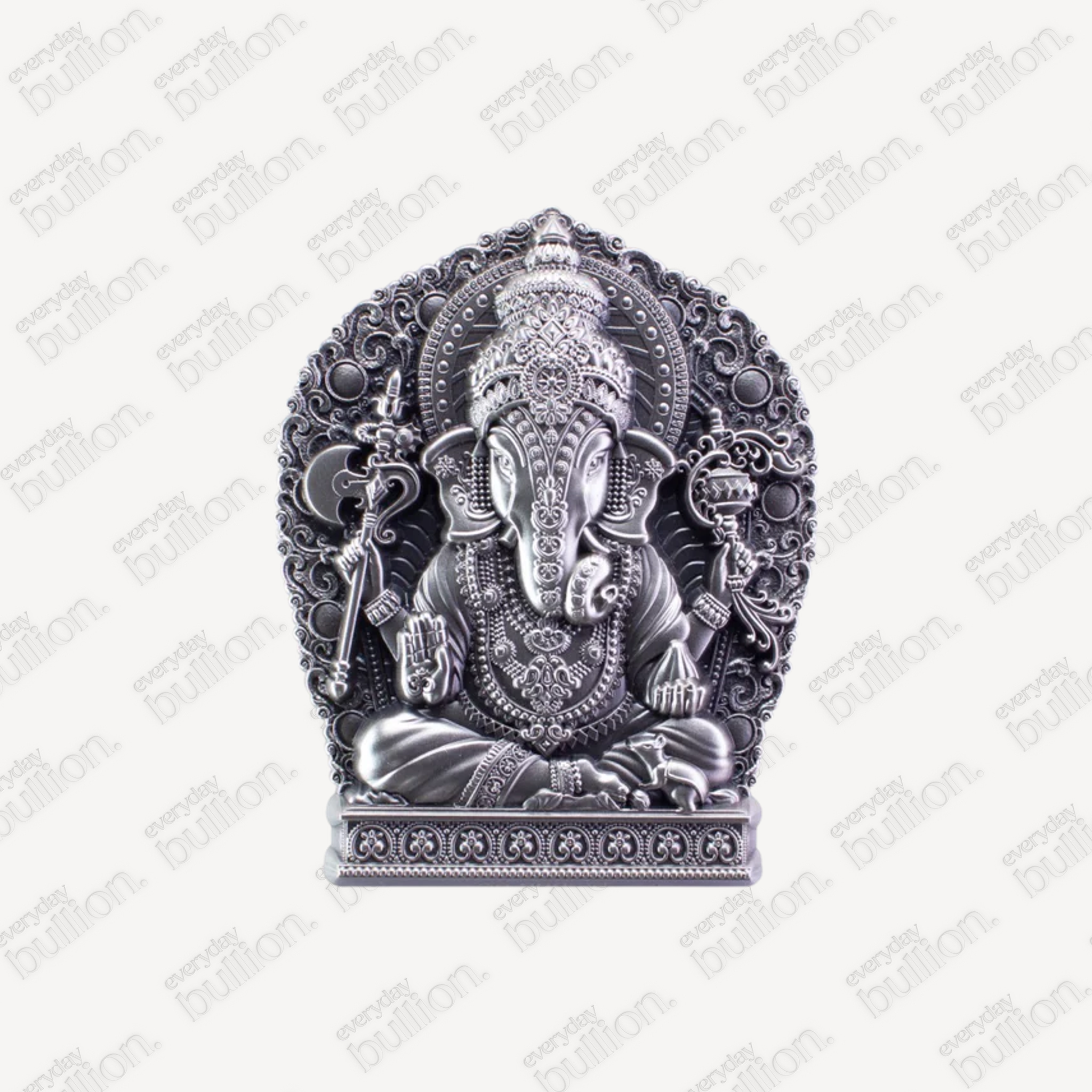 2 oz Lord Ganesh Icon: 999% Silver Stackable