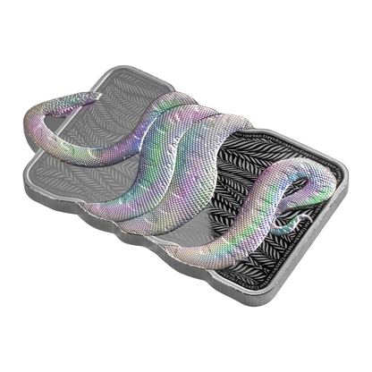 PAMP - Nature’s Grip Green Anaconda - 1oz Silver Legal Tender Bar