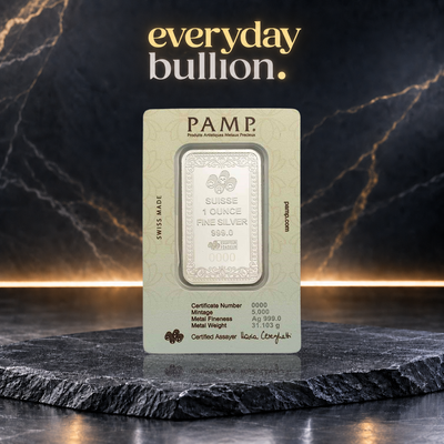 Moses & Batya 2026 1oz .999 Fine Silver Bar in CertiPAMP Assay & Sleeve – PAMP Suisse