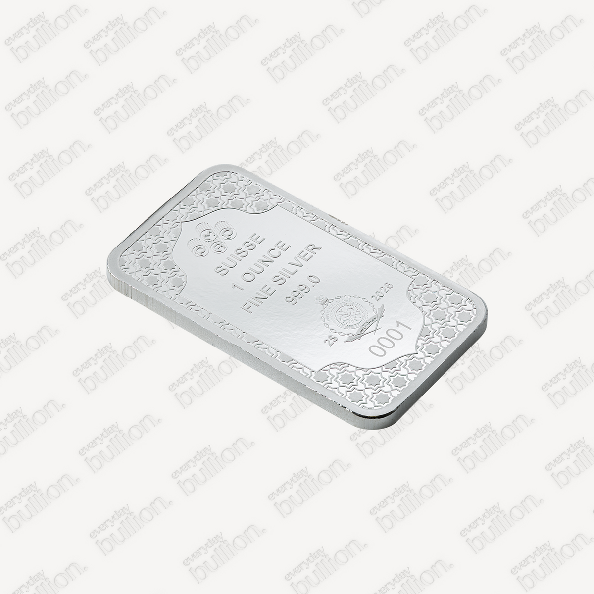Eid Mubarak 1oz .9999 Fine Silver Bar in TEP – PAMP Suisse