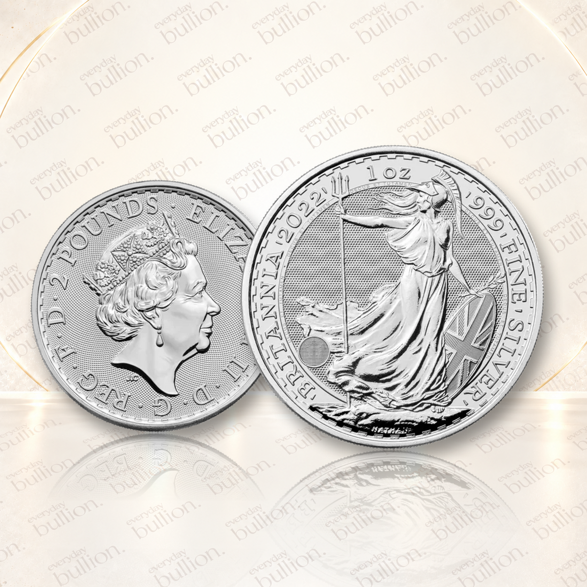 2022 Britannia 1oz .999 Silver Coin – United Kingdom – The Royal Mint