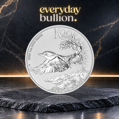 Australian Kookaburra 2026 $1 1oz .9999 Silver Bullion Coin in Capsule – Australia – Perth Mint