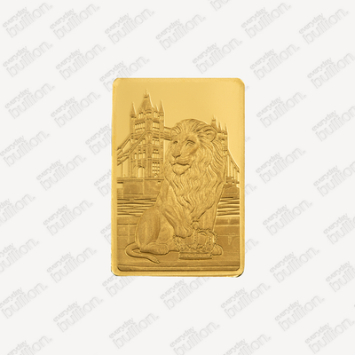 PAMP Lion of England Gold Bar 0.5g
