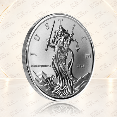 2026 Niue Lady Justice Alpha Strike™ 1oz .999 Silver Coin in Certi-Lock® – Scottsdale Mint