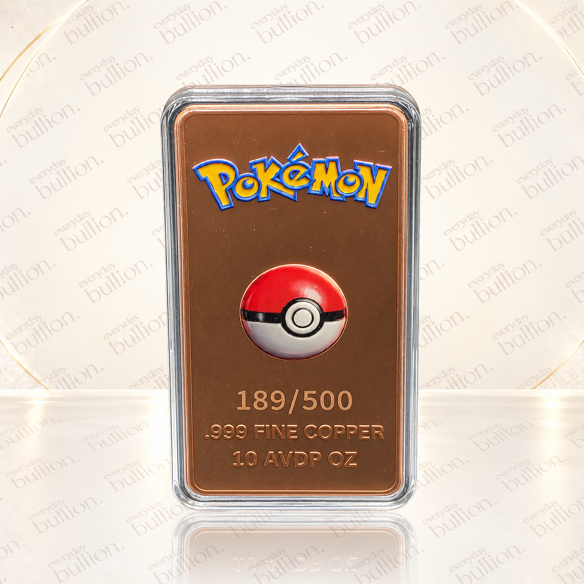 Pokémon Mimikyu 10oz AVDP .999 Copper Colourised Bar in Capsule – United States – Maple Mint