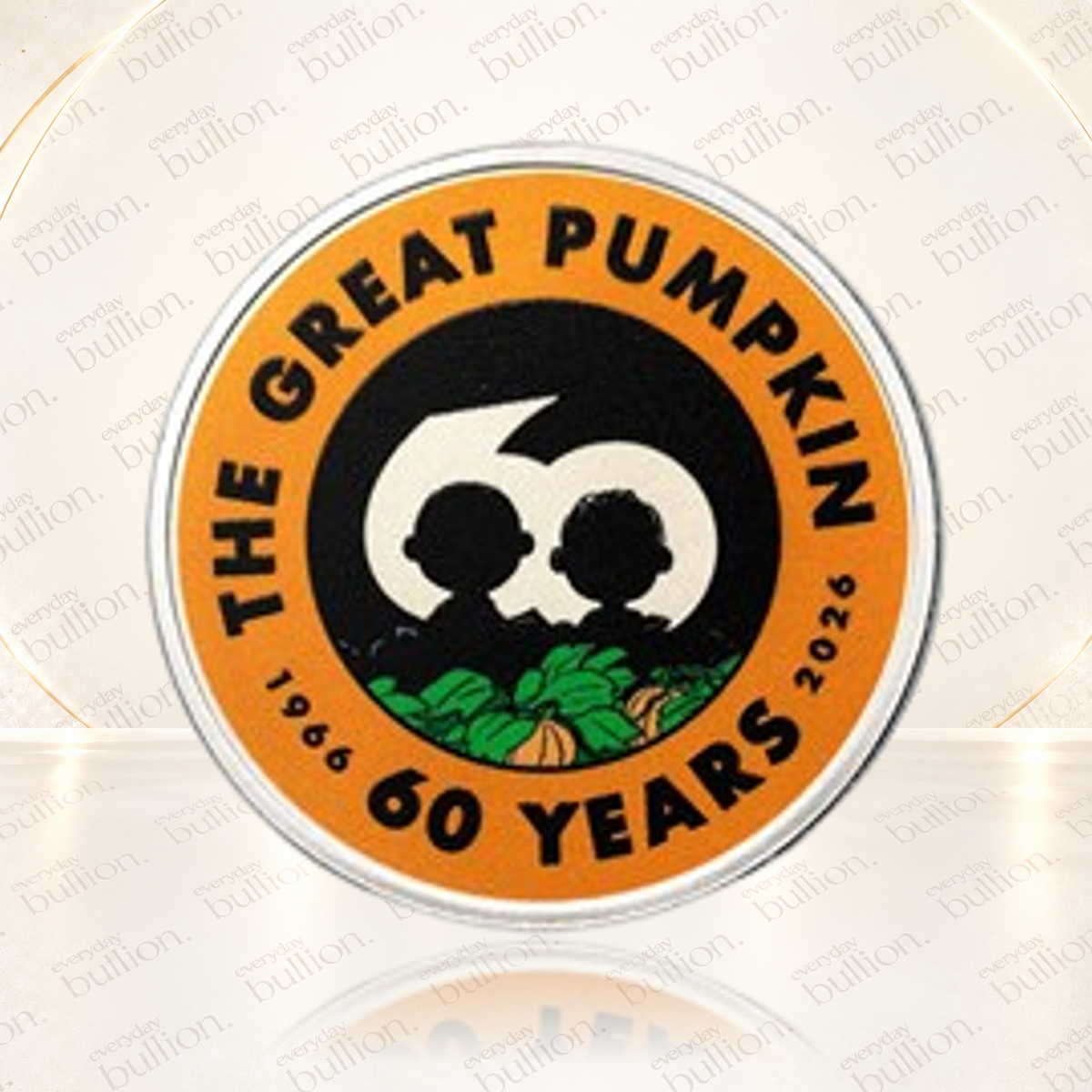 2026 Peanuts® It’s the Great Pumpkin 60th Anniversary 1oz .999 Silver Colourised Round in TEP – APMEX