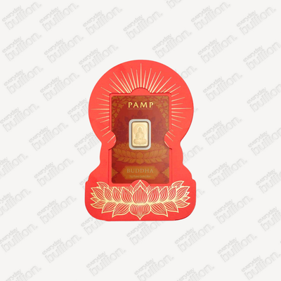 5 gram Gold Bar - PAMP Suisse (Buddha)