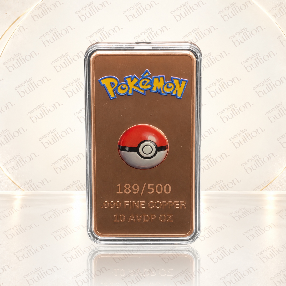 Pokémon Mimikyu 10oz AVDP .999 Copper Colourised Bar in Capsule – United States – Maple Mint