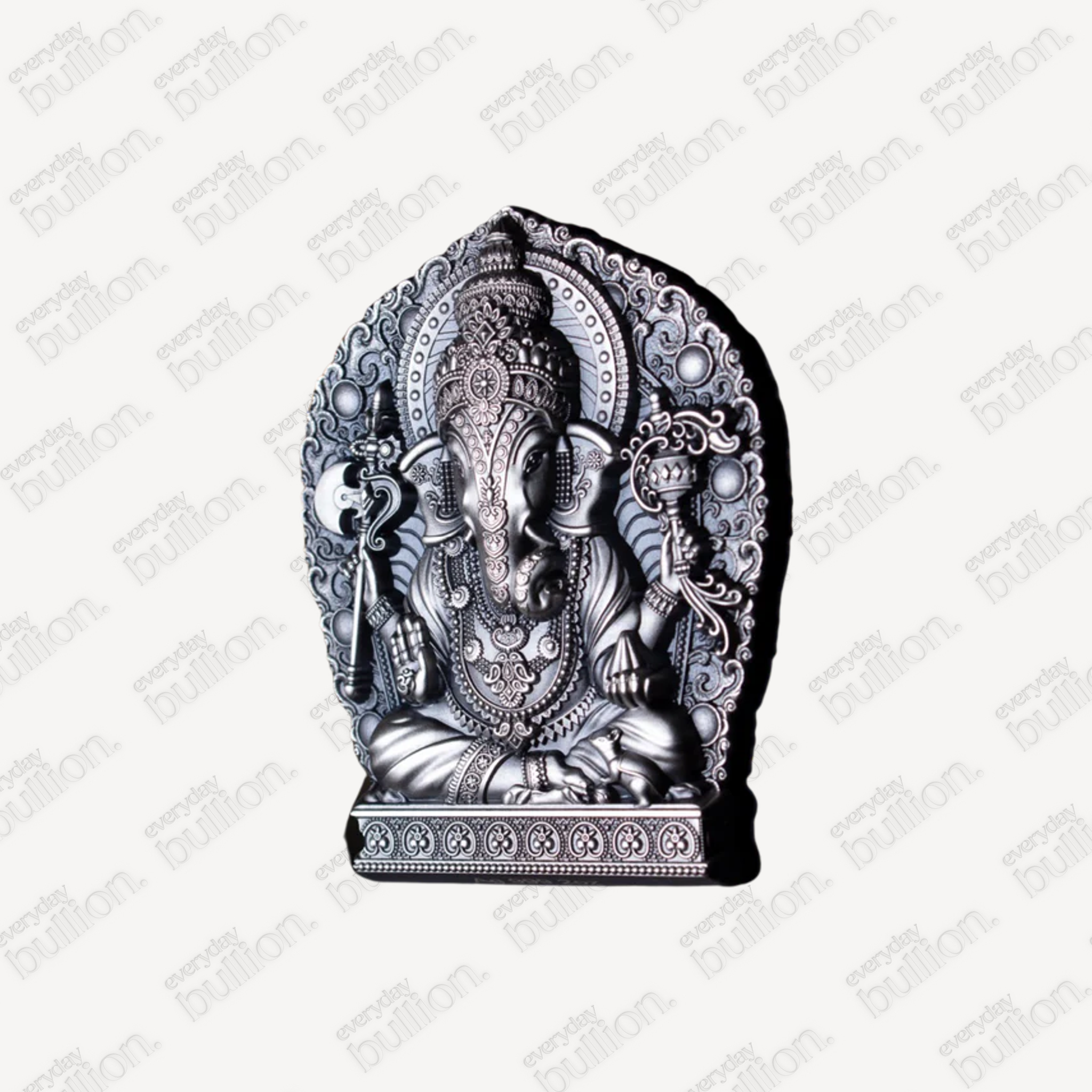 2 oz Lord Ganesh Icon: 999% Silver Stackable