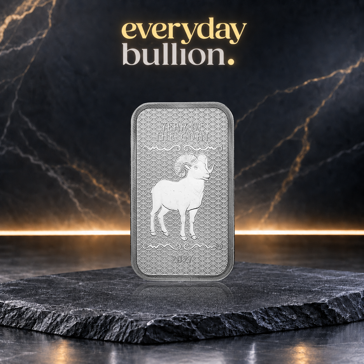 Year of the Goat 2027 1oz .999 Fine Silver Bullion Bar (Series 2) – APMEX