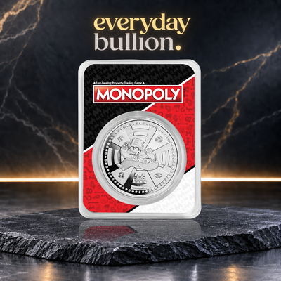 Mr. Monopoly 2024 1oz .999 Fine Silver Coin in TEP – APMEX