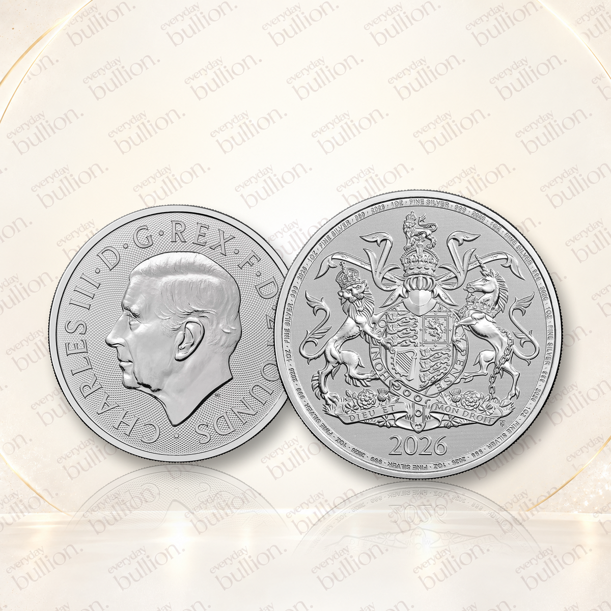 Royal Arms 2026 1oz .999 Fine Silver Bullion Coin – The Royal Mint