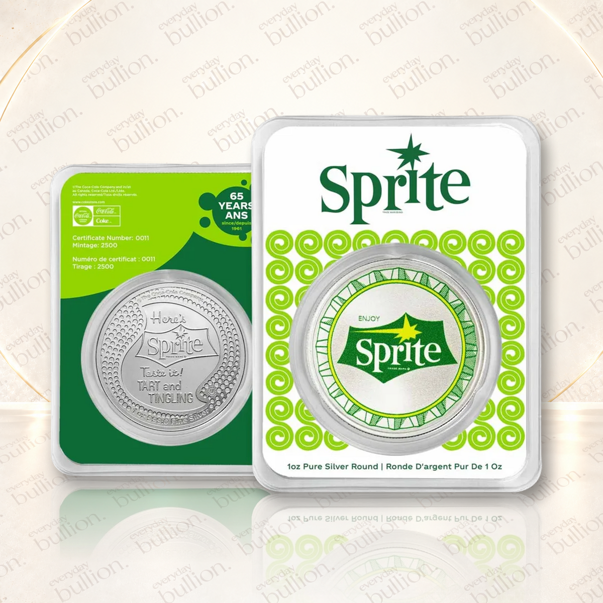 Coca-Cola® 1 oz Silver Sprite® Struck Round (in TEP)