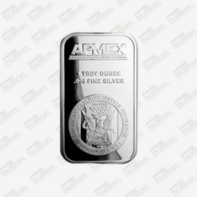 1oz Silver Apmex Bar