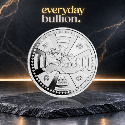 Mr. Monopoly 2024 1oz .999 Fine Silver Coin in TEP – APMEX