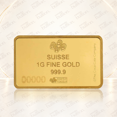 2026 Coca-Cola® Santa 95th Anniversary 1g .9999 Gold Bar in CertiPAMP™ Assay with Gift Sleeve – Switzerland – PAMP Suisse