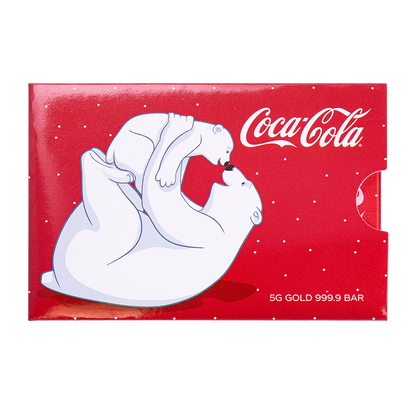 PAMP - 5g Pure Gold Bar - Coca-Cola® Holiday Polar Bears
