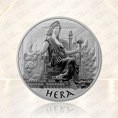 2022 Gods of Olympus Hera 1oz .9999 Silver BU Coin – Tuvalu – The Perth Mint