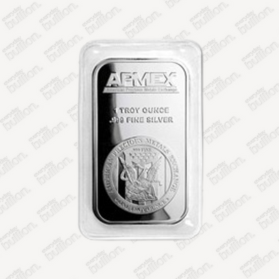 1oz Silver Apmex Bar