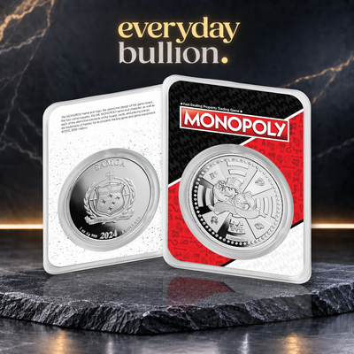 Mr. Monopoly 2024 1oz .999 Fine Silver Coin in TEP – APMEX