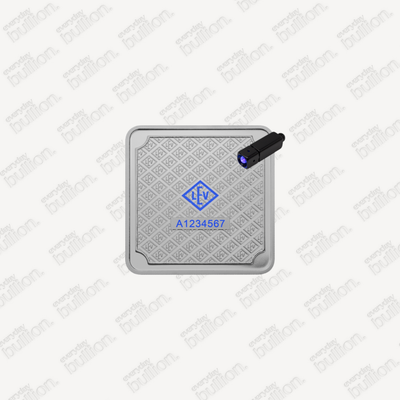 Silver Bar Geiger original - 10 g .999 square in capsule