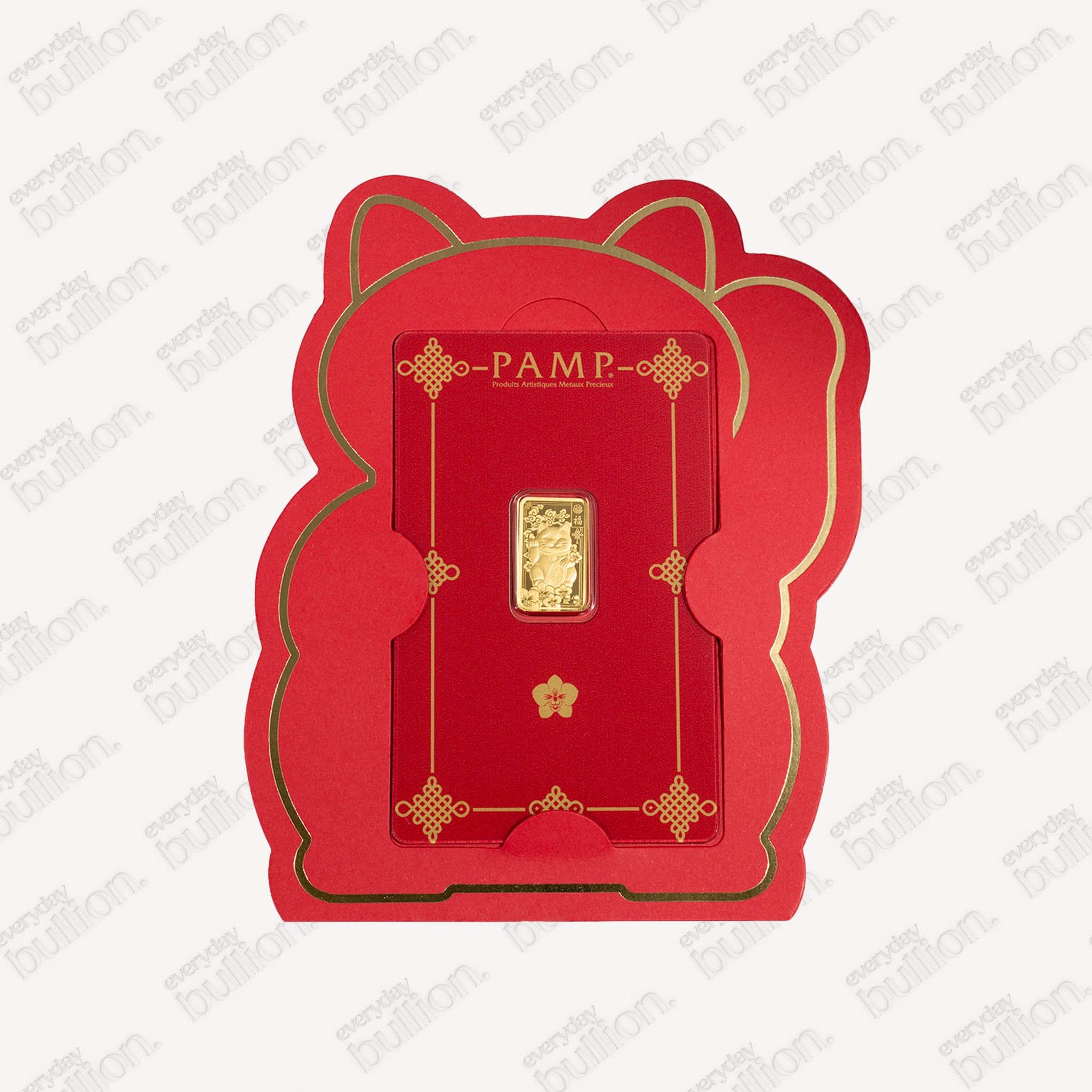 PAMP Lucky Cat 2.5g Gold Bar