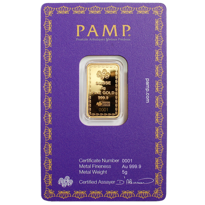 PAMP - Diwali - Lakshmi 5g Pure Gold Bar 2022