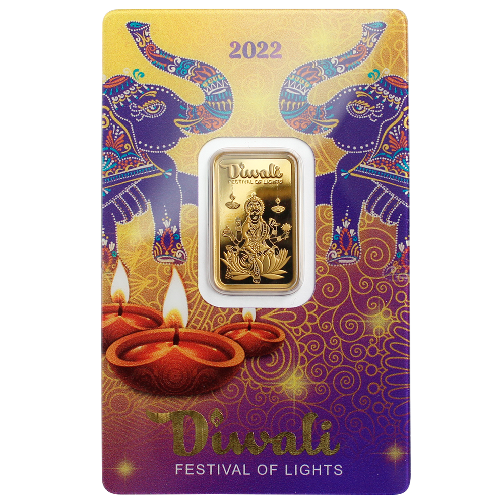 PAMP - Diwali - Lakshmi 5g Pure Gold Bar 2022