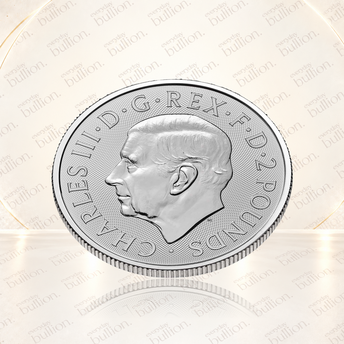 British Lion 2026 £2 1oz .999 Silver Bullion Coin in Capsule - United Kingdom - The Royal Mint