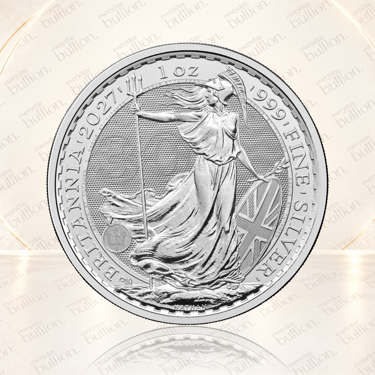 Britannia 2027 £2 1 oz .999 Silver Bullion Coin - UK - The Royal Mint