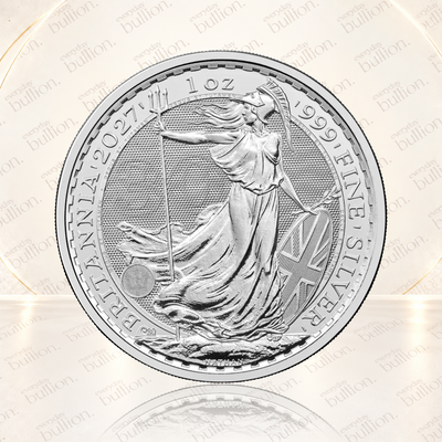 Britannia 2027 £2 1 oz .999 Silver Bullion Coin - UK - The Royal Mint