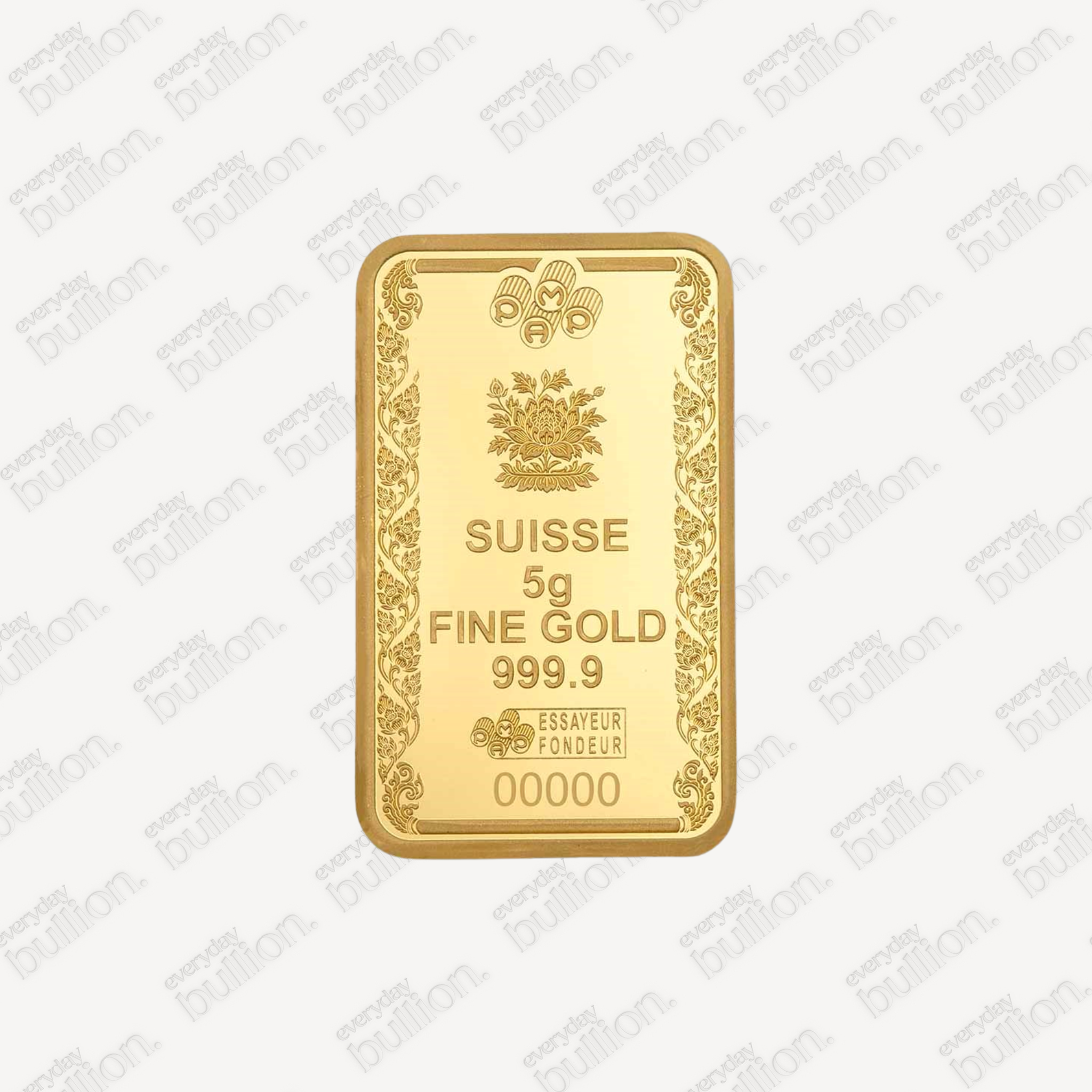 5 gram Gold Bar - PAMP Suisse (Buddha)