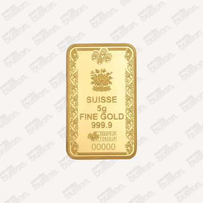 5 gram Gold Bar - PAMP Suisse (Buddha)