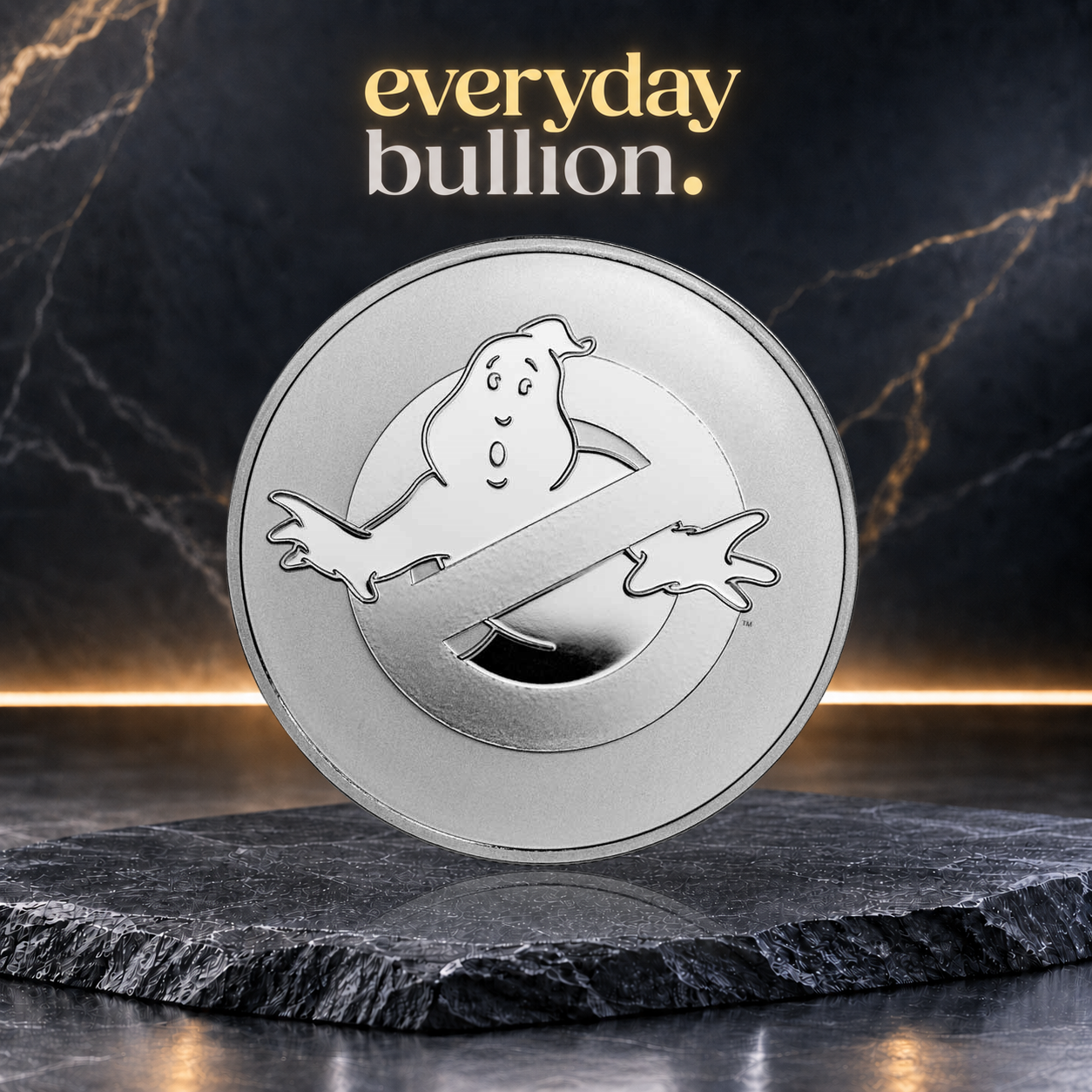 Ghostbusters™ 40th Anniversary 2024 1oz .999 Fine Silver Coin in TEP – Niue