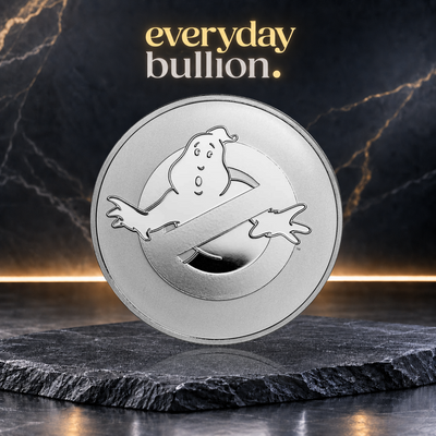 Ghostbusters™ 40th Anniversary 2024 1oz .999 Fine Silver Coin in TEP – Niue