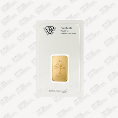 Metalor 5g Gols Bar in Assay