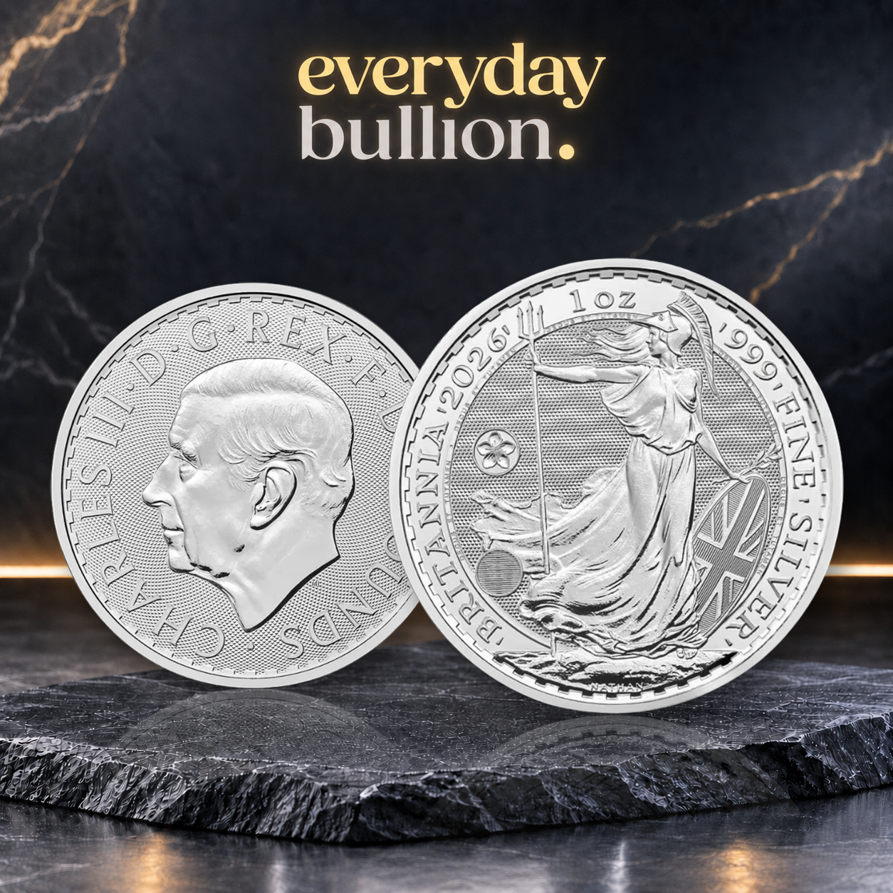 Britannia Japan Cherry Blossom Privy 2026 1oz .999 Fine Silver BU Coin – The Royal Mint