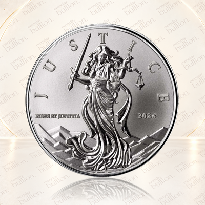 2026 Niue Lady Justice Alpha Strike™ 1oz .999 Silver Coin in Certi-Lock® – Scottsdale Mint