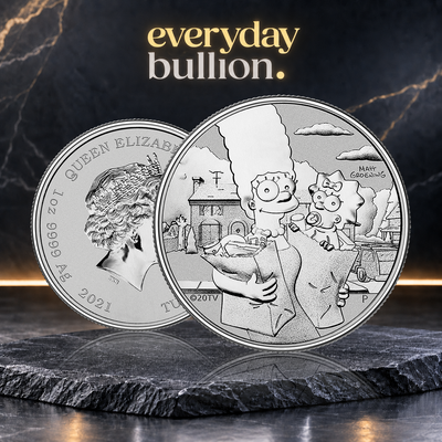 The Simpsons™ Marge & Maggie 2021 1oz .9999 Fine Silver BU Coin in Capsule – Perth Mint