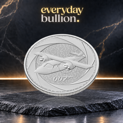 Six Decades of 007: Bond of the 2010s 2026 1oz .999 Fine Silver Bullion Coin – The Royal Mint