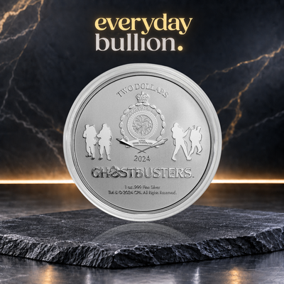 Ghostbusters™ No Ghost Logo 2024 1oz .999 Fine Silver BU Coin in Capsule – New Zealand Mint