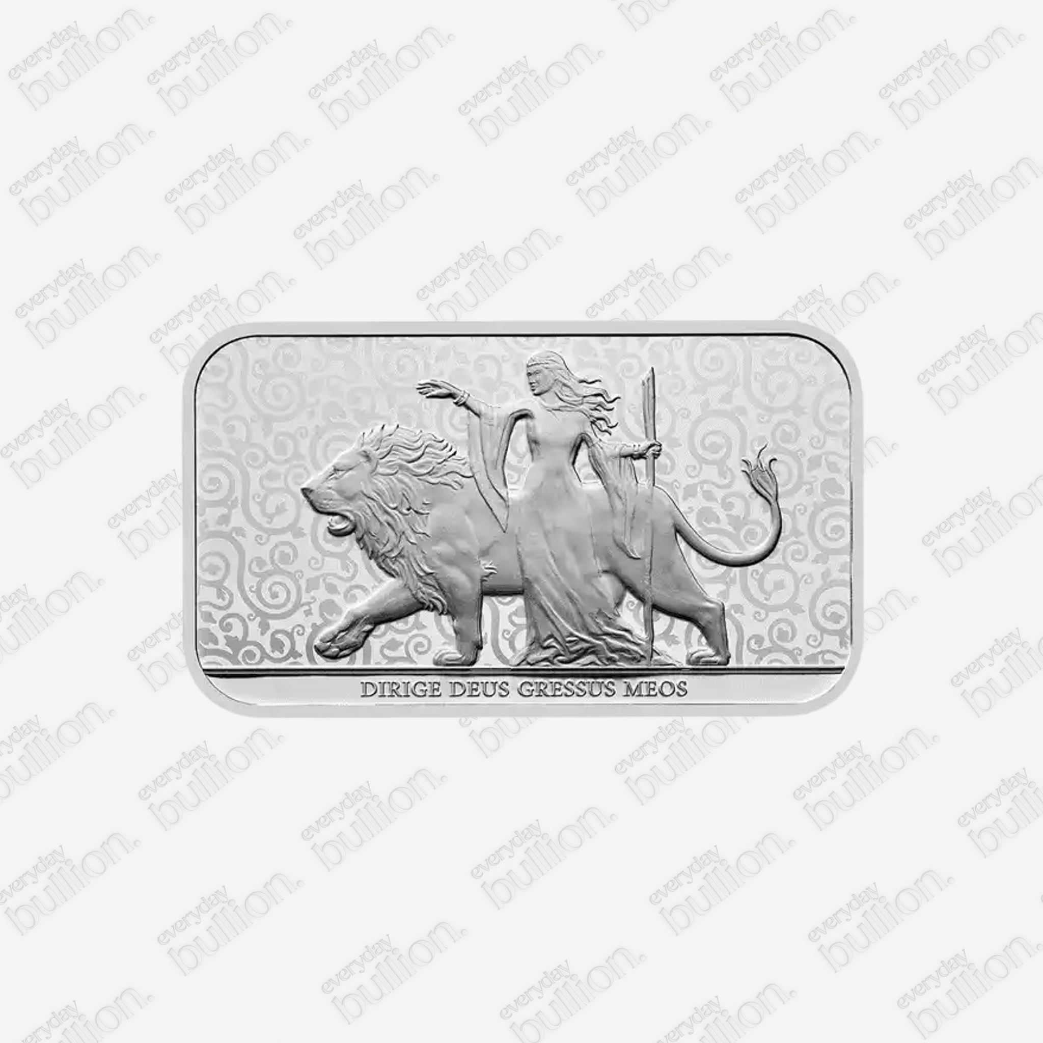 Una and the Lion 1oz Silver Bullion Minted Bar