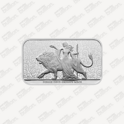 Una and the Lion 1oz Silver Bullion Minted Bar