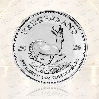 2026 Krugerrand 1oz .999 Silver Bullion Coin in Coin Flip – South Africa – South African Mint