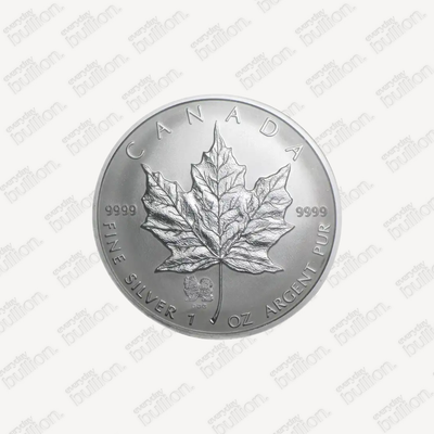 2006 Canada 1 oz Silver Maple Leaf Lunar Dog Privy