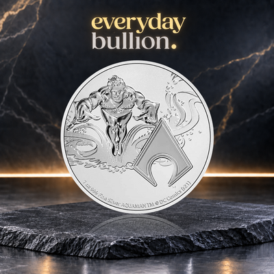 DC Comics Justice League: Aquaman 2022 1oz .999 Fine Silver BU Coin – New Zealand Mint