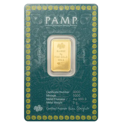 PAMP - 5g Pure Gold Bar - Diwali Lakshmi & Rangoli art 2025