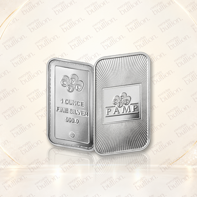 USA Starburst 1oz .999 Fine Silver Minted Bar – PAMP