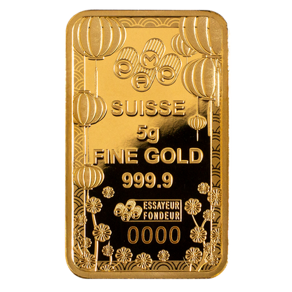 PAMP - Good Luck 5g Pure Gold Bar